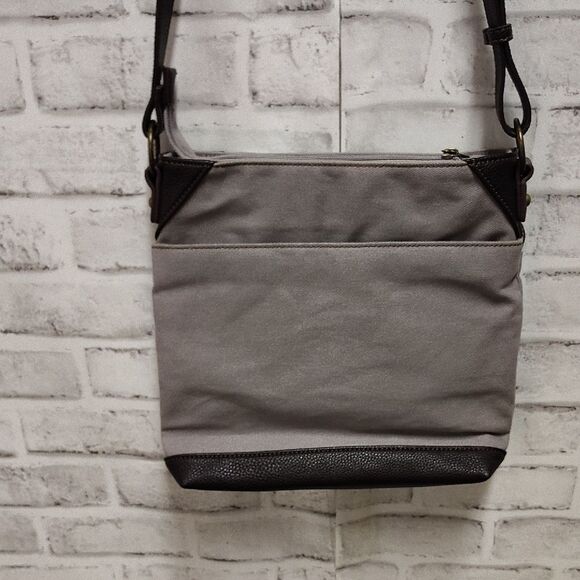 Chala Horse Design Shoulder Bag in Brown and Gray - Picture 5 of 7
